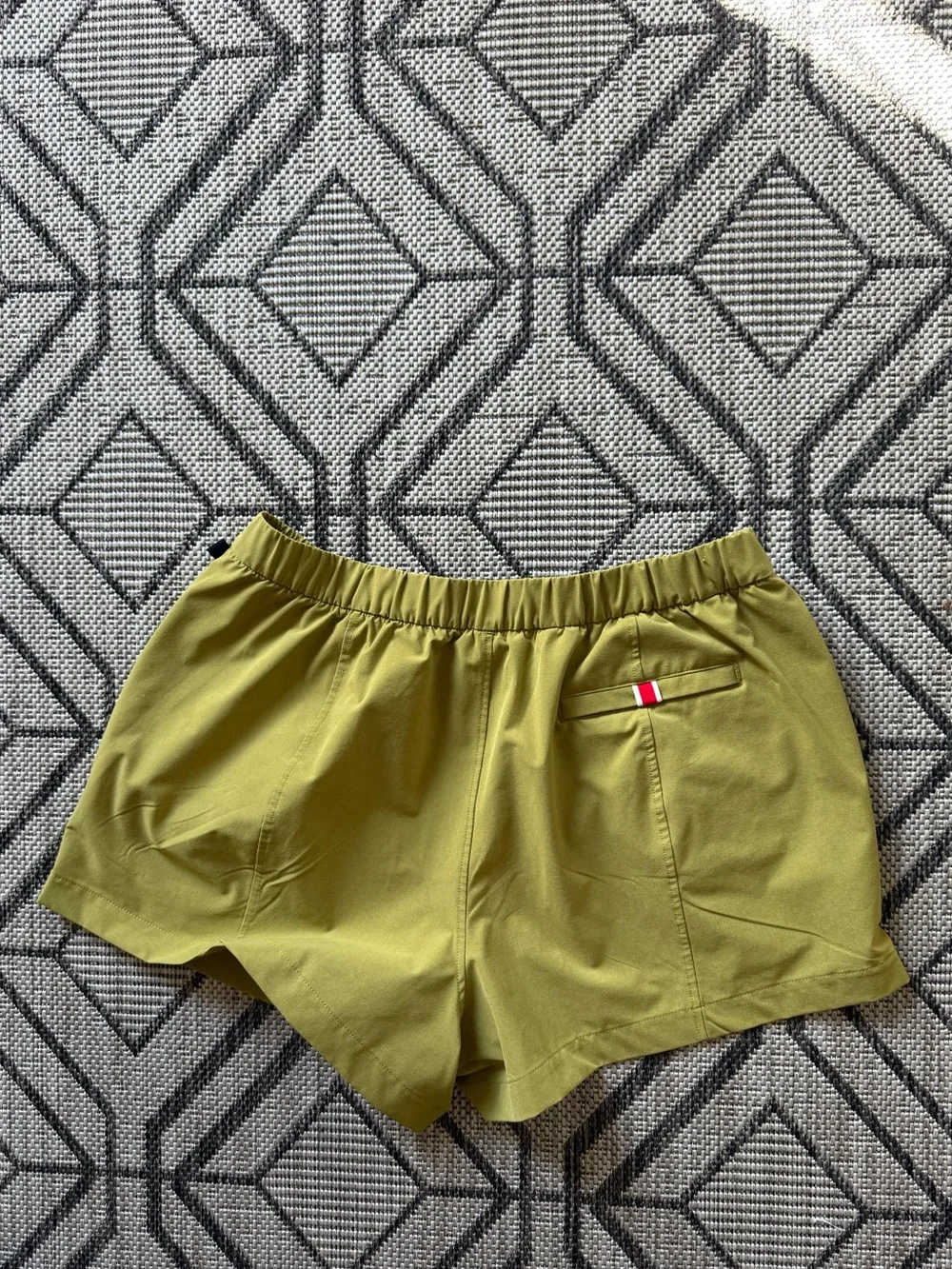 Tracksmith‎ Transit Athletic Running Gym Workout Athleisure Shorts in Olive XL